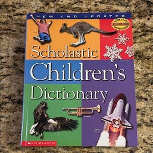 Scholastic Children's Dictionary - Red, Blue, Green, Purple Cover
